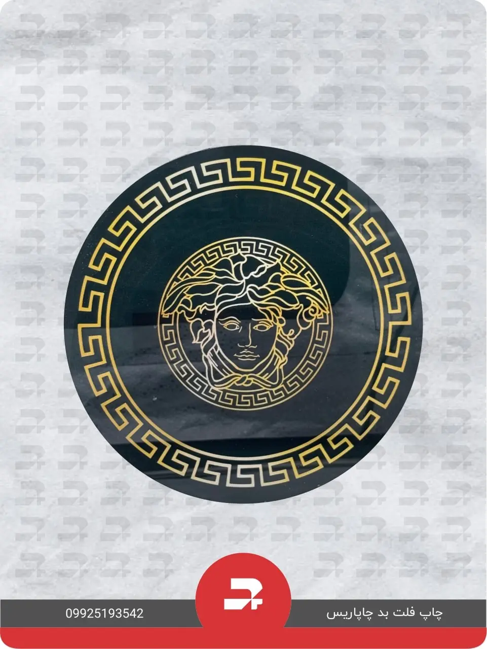 نمونه چاپ شیشه